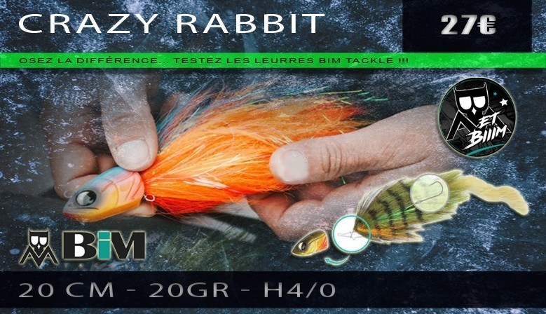 Leurre Crazy Rabbit - BIM Tackle